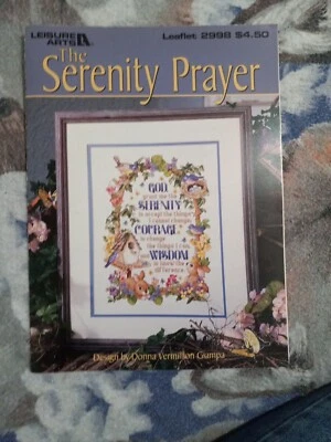 The Serenity Prayer Cross Stitch Sample - Image 1 of 2