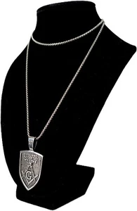 FREE & Accepted Masons Freemason Masonic Pendant Necklace with 30" Chain P-200 - Picture 1 of 1