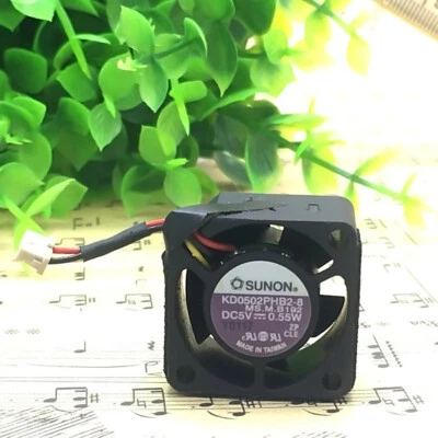 SUNON KD0502PHB2-8 MS.M.B192 2510 5V 0.55W mini cooling fan 3-Pin  - Image 1 of 3