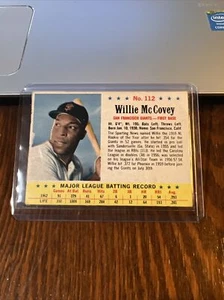 Willie McCovey 1963 Post Baseball Card #112 VG-VGEX HOF San Francisco Giants - Picture 1 of 6