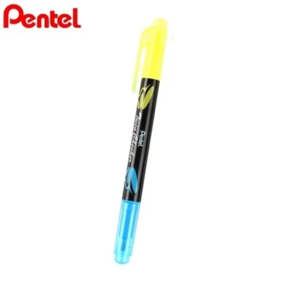 Marcador fluorescente [Pentel] SLW8 verificador duplo (seleção de cor) - Imagem 1 de 2