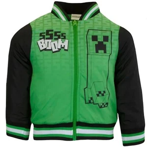 Minecraft Creeper Bomber Jacket for Boys Size: 8 - Picture 1 of 15