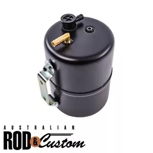 Black Vacuum Canister Reservoir Brake Booster Can Tank For Car Holden Ford Chev - Picture 1 of 3