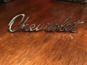 67 Chevrolet HEADR/TRUNK emblem Part #3910000 - Picture 1 of 5