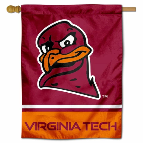 Virginia Tech Hokies Hokie Logo House Banner Flag Cover