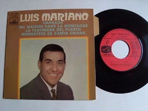 Luis Mariano: Granada 7 " EP 45T Selten Französisch Voix De Son Maitre Vdsm 7 - Picture 1 of 2