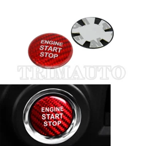 Cubierta de botón de parada de arranque del motor de fibra de carbono 2013-2020 para Subaru BRZ Toyota 86 - Imagen 1 de 8