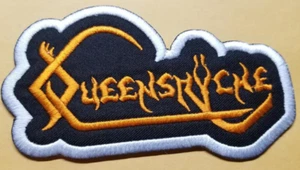 Queensrÿche Band Embroidered orange Patch approx  2.5X4.5" - Picture 1 of 2