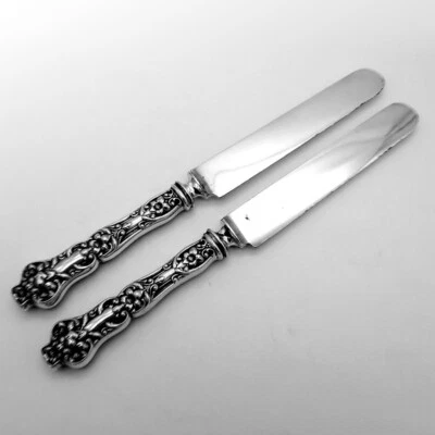 新娘花朵普通刀一对沃森纯银 1910 — 第 1/3 张图片