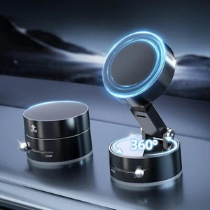 Soporte Magnético para Teléfono 360° con Ventosa, Plegable para Vehículo - Picture 1 of 11