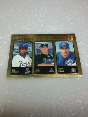 Brown/Cust/Wells 2001 Topps Prospects Gold 50 Years #736 1198/2001 - Image 1 of 3
