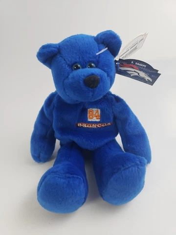NFL Denver Broncos  #84 Shannon Sharpe Limited Treasures Plush Pro Bears Vintage Cover