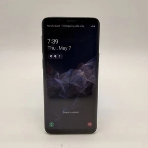 Samsung Galaxy S9 SM-G960W Gray – Works Great – Scratches on Back - Picture 1 of 6