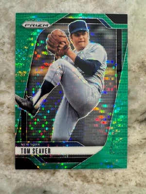 Tom Seaver 2025 Panini Prizm зеленые призмы Pulsar No16/25 New York Mets - Изображение 1 из 4