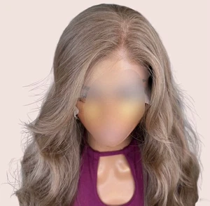 Ash Mocha Long Body W Wig | 22” 13x4 Lace Front | | Natural Hairline | Glueless - Picture 1 of 4