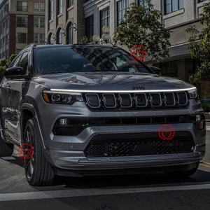 Front Grille Trim LED Hood Strip Lights DRL Decorative Lamps For Jeep Compass - Picture 1 of 11