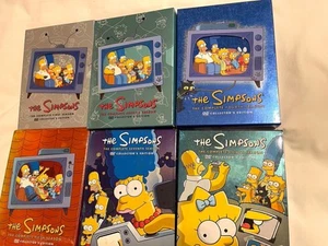The Simpsons Seasons 1 2 4 5 7 8 DVD Lot Collectors Edition - Picture 1 of 9