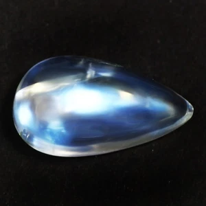 1.57Ct Exclusive Perfect Pear 10.4x5.8 MM 100% Natural Blue India Blue Moonstone - Picture 1 of 5