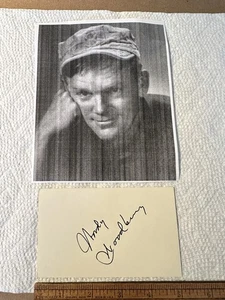 Woody Woodbury Hollywood Schauspieler Komiker TV Persönlichkeit Autogramm signed Karte - Bild 1 von 5