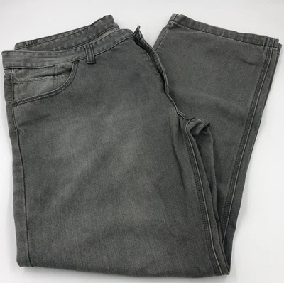 Jeans Jeep cinza jeans perna reta cintura alta tamanho 42 - Imagem 1 de 4