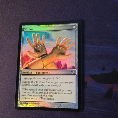 MTG 1x Shuko x1 FOIL Betrayers of Kamigawa English MP - Image 1 of 4