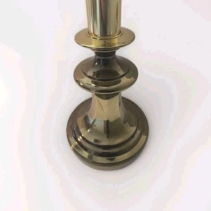 Lampada da tavolo vintage parte colonna tono ottone fuso ornato steampunk metà secolo - Foto 1 di 24