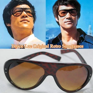 Bruce Lee Original Retro Gafas de sol Deportes al aire libre Ciclismo Gafas Resina Regalo - Imagen 1 de 14
