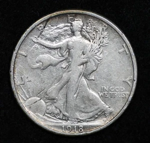 1918 Walking Liberty Half - VF - Picture 1 of 2