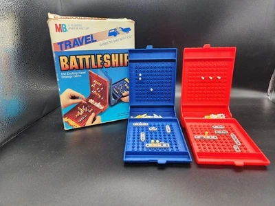 Travel Battleship by Milton Bradley 1986 COMPLETE  - Game #4419 - Vacation Game - Image 1 of 4