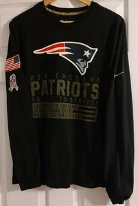 Herren Nike New England Patriots Shirt schwarz Dri-Fit Salute To Service - Medium  - Bild 1 von 6