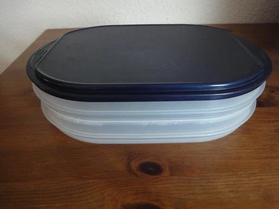 Tupperware FrischeKabinett Cool n fresh Aufschnitt Box 2 x 700 ml blau (Nr. 1) - Bild 1 von 4