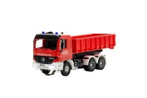 Viessmann 8050 MB ACTROS Feuerwehr mit Abrollcontainer + Rundumleuchten Neu 2023 - Picture 1 of 7