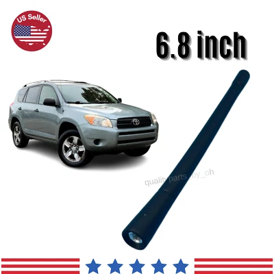 Antena corta negra de 6,8" con tornillos mástil potencia AM/FM para Toyota RAV4 2001-2008 Foto 1 de 4