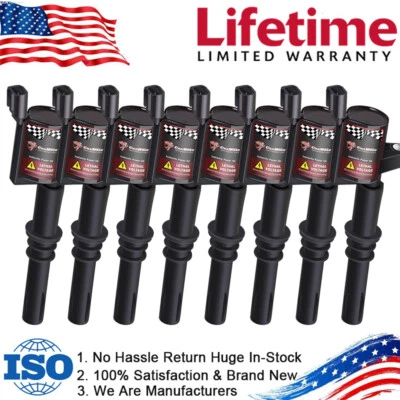 Bobinas de encendido DG511 2004 2005 2006 2007 2008 8 paquetes para Ford F-150 4,6 L 5,4 L V8 Foto 1 de 4