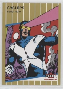 2024 Fleer Throwbacks '89 Marvel Edition Glossy Gold Cyclops #10 - Picture 1 of 2