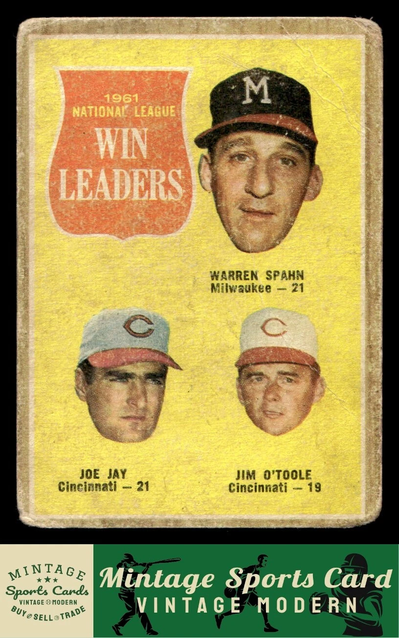 1962  Topps Venezuelan - Warren Spahn / Jay / O'Toole - #58 "Spanish Back"