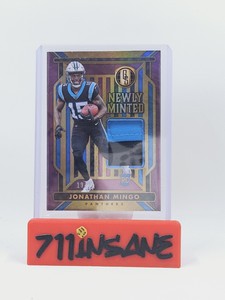 2023 Panini Gold Standard Jonathan Mingo Newly Minted Sick Patch /24 