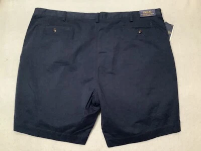 Polo Ralph Lauren Shorts Big & Tall 50B Stretch Classic Fit Blue Chino 9" New - Image 1 of 4