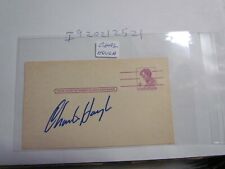 Chas Charlie Hough signed Postcard  