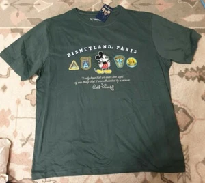 H20 T-Shirt Logo 2 Parks L Disneyland Paris - Picture 1 of 5