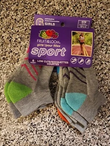 Fruit of the Loom 6 pairs low cut sports sox (G) - Picture 1 of 6