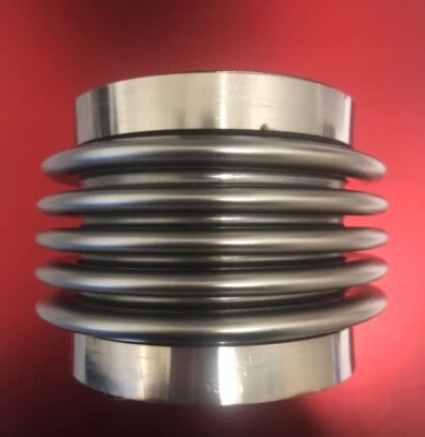 2.5" X 3" Long Flexible Race Bellow Exhaust Pipe Joint Stainless Steel - image 1 of 3