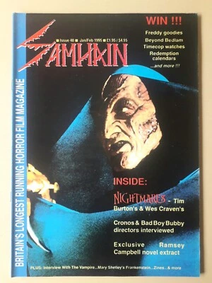 SAMHAIN-HORROR FILM FANZINE MAGAZINE- #48 Jan/Feb 1995 Interview With a Vampire - Image 1 of 2