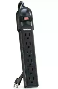 CyberPower Power Strip Surge Protector 6 Outlets 4ft brand new in box - Picture 1 of 2