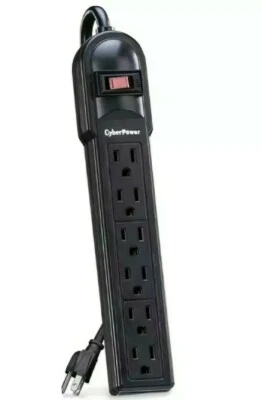 CyberPower Power Strip Surge Protector 6 Outlets 4ft brand new in box  - Image 1 of 2