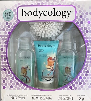 Bodycology 花瓣礼品套装香氛喷雾、身体乳液和沐浴露 HTF — 第 1/3 张图片