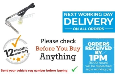 Exhaust Gas Temp Sensor for PEUGEOT BOXER 3.0 HDi Fits After DPF 2006- Onwards - Image 1 of 4