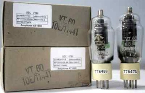 VT60 (EL34 6L6 KT66) Cossor GEC UK (Special 807 Military Grade) Menge 1 Match Paar - Bild 1 von 9