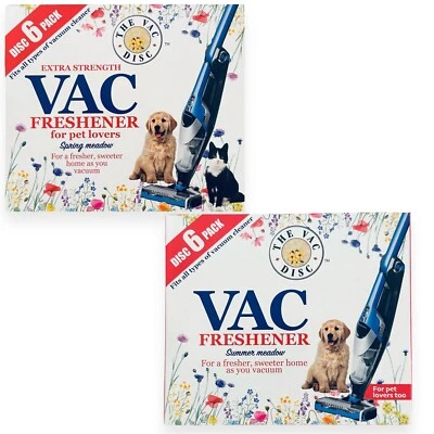 Vac Disc Vacuum Cleaner Air Freshener Discs Hoover Freshner any vacuum cleaner - Image 1 of 4