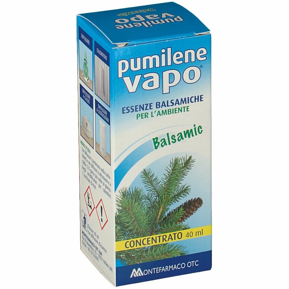 PUMILENE VAPO - CONCENTRATO 40 ML - ESSENZE BALSAMICHE PER AMBIENTE MONTEFARMACO - Immagine 1 di 1